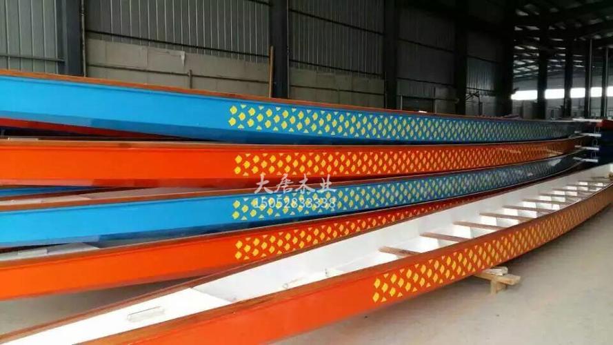 市大唐木业制品厂提供16人玻璃钢龙舟比赛 专业龙船图的相关介绍,产品